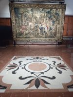 Wertvolle Tapisserie in Museum in Gerace - Kalabrien