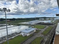 Panama Kanal Agua Clara Schleusen