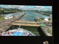 Schleusenvorgang im Kabinen TV