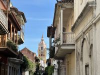 Blick auf die Kathedrale Santa Catalina de Alejandria