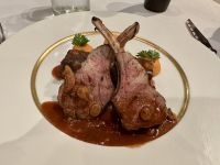 Abendessen im Le Bistro - Lamm (butterzart)