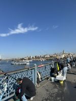 Angler auf Galata-Brücke