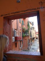 Bologna, Blick durch das „Finestrella