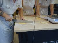 Florenz, die Teigwaren werden morgens in Handarbeit hergestellt.