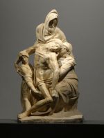 Florenz, Dommuseum, die Florentiner Pietà von Michelangelo.