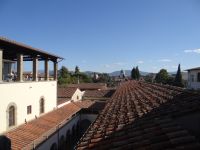 Florenz, auf dem Dach des Ospedale degli Innocenti liegt das Caffè de Verone.