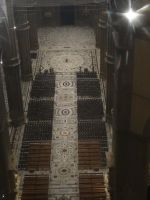 Florenz, erst aus der Vogelperspektive kann man den Fußboden richtig bewundern. 