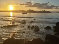 Sonnenuntergang auf La Digue