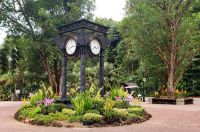 Große Rundreise Neuseeland: Botanischer Garten in Singapur. 