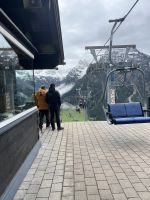 Ankunft Bergstation an der Sonne Alp