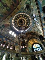In der orthodoxen Kirche von Sibiu sind die Parallelen zur Hagia Sophia offensichtlich