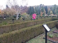 Labyrint mit Kräutergarten im Botanischen Garten Villa Vittoria - Kalabrien  