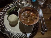 Abendessen in Ndhovu Safari Lodge