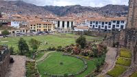 Blick aus Kathedrale Cusco