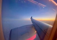 Sonnenaufgang in der Luft