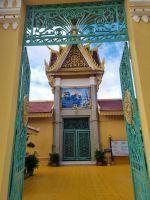 Phnom Penh (Eingang zum Areal des Königspalastes)