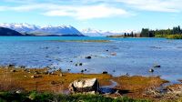 Große Rundreise Neuseeland: Die Südalpen am See Tekapo.