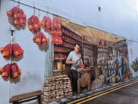 Streetart in China Town Singapore 