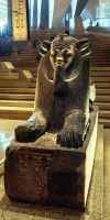 Sphinx im Neuen Ägyptischen Museum