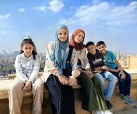 Neugierig werden wir beäugt und gefragt woher wir kommen, hier Alabastermoschee