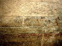 Reliefs in der Mastaba von Sakkara