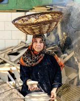 Brotbäckerin in ElAzbah