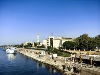 Anlegestelle der Schiffe in Luxor