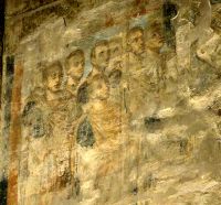 Römisches Fresko in der Kapelle des Luxor Tempels