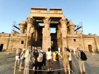 Wir besichtigen den Doppeltempel von Kom Ombo