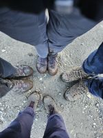 Etwas schlammig war es durch die Schneeschmelze...