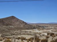 Landschaft während der Zugfahrt auf ca. 4200 Meter üNN