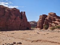 Landschaft entlang der Quebrada de las conchas