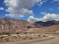 Landschaft entlang der Quebrada de las conchas