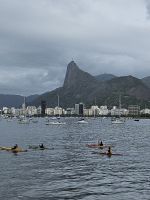 auf dem Gipfel erkennt man schon die Christusstatue