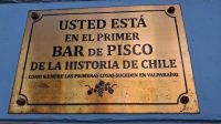 Erste Pisco-Bar in Chile, Valparaiso