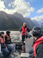 Mit Adam im Tenderboot