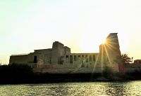 Philae Tempel bei Sonnenaufgang