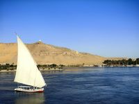 In Assuan ist die Nillandschaft besonders lieblich