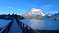 Pehoe See, Hotel Torres del Paine Nationalpark, Chile