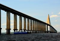 Ponte Rio Negro - längste Schrägseilbrücke Brasiliens bei Manaus