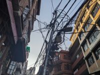 10) Kabelsalat Stadtspaziergang Heritage Walk, Kathmandu, nepal