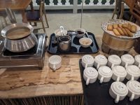 89) Masala-Tee in der Unterkunft Machan Country Villa, Nepal