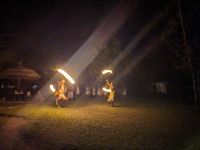 93) Tanzaufführung der Tharu im Chitwan Nationalpark, Nepal