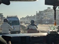 210) Fahrt zum Flughafen Pokhara, Nepal