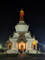 272) Abendlicher Spaziergang zum Erinnerungs-Chörten, Thimphu, Bhutan