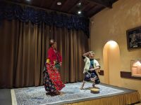 587) Abendessen im Baithak Restaurant mit Tanzvorführungen, Kathmandu, Nepal