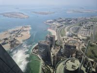 Ausblick vom Etihad Tower Abu Dhabi