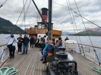 An Bord der TSS Earnslaw