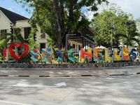 Seychellen Schriftzug