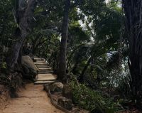 Spaziergang Moyenne Island